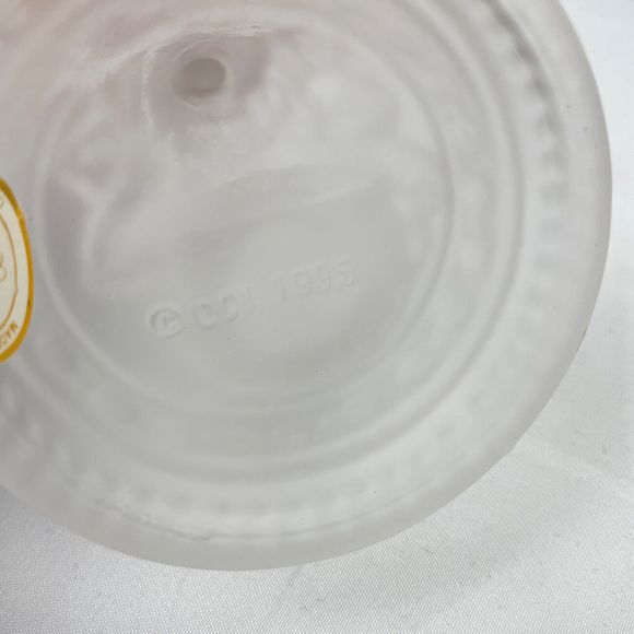 Vintage 1995 Vatican Library Collection Crystal Cherub Candleholders Pair 5" - Picture 8 of 10